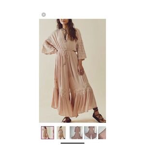 Free People Angela Jumpsuit Small NEW